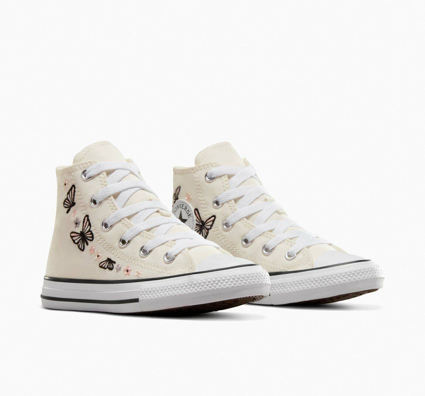 Converse CHUCK TAYLOR ALL STAR BUTTERFLIES Sneaker white Calzado infantil